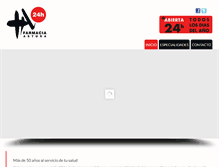 Tablet Screenshot of farmaciastura.com